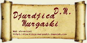 Đurđica Murgaški vizit kartica